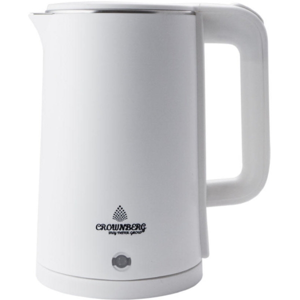 Електрочайник Crownberg CB-2845 пластик 1.8 л білий