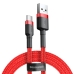 Кабель USB/Type-C 1 м Baseus Cafule 3 А червоний