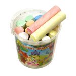 Крейда кольорова 15 шт JAMBO 053Т кругла 6 кольорів