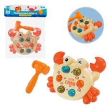 Логіка-стукалка арт. PL-725-34 крабік, в комплекті молоток new