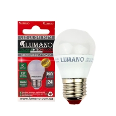 Лампа світлодіодна LED Lumano ДШ G45 E27 10W 4000K 900Lm 10274 нейтральний білий