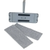 Швабра для миття підлоги 120 х 33 см Hand Free Cleaning Mop з відром автоматичний віджим сірий