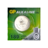 Батарейка кругла (таблетка) GP-189 V10GA LR54 лужна