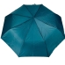 Парасолька складана Однотонна 139 напівавтомат з чохлом смарагдовий