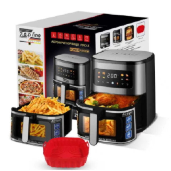 Аерогриль-фритюрниця мультипіч Zepline ZP-00234 безмасляна 4200 Вт 6.5 л