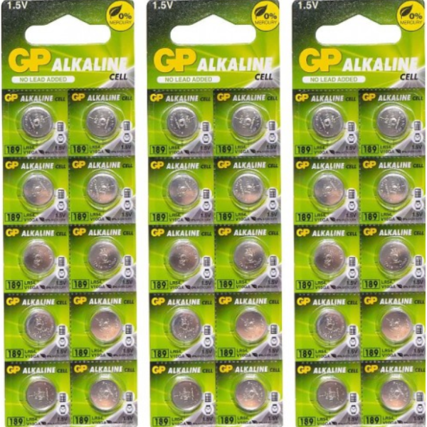 Батарейка GP-189 LR54 "таблетка" new