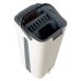 Швабра для миття підлоги 120 х 33 см Hand Free Cleaning Mop з відром автоматичний віджим сірий