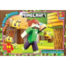 Пазли ТМ "G-Toys" із серії "Minecraft" (Майнкрафт), 70 ел. MC800 new