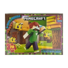 Пазли класичні 70 елементів G-Toys MC800 Minecraft з постером
