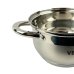 Каструля нержавіюча сталь Vezzer VZ2011 з кришкою 3.9 л сріблястий