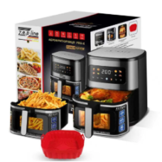 Аерогриль-фритюрниця мультипіч Zepline ZP-00234 безмасляна 4200 Вт 6.5 л