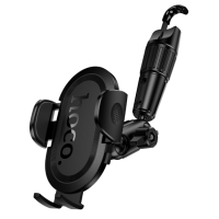 Тримач для гаджетів на дзеркало заднього огляду Hoco H88 Rally пластик чорний