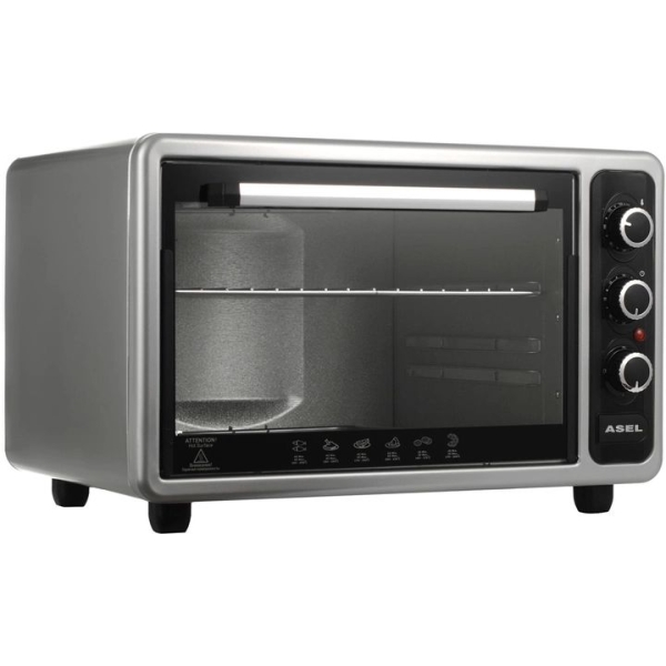 Електрична піч Asel AF-40-23 1300 Вт 40 л сірий