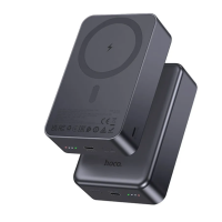 Універсальна мобільна батарея 20000 mAh Hoco J160B Magnetic 20 W повербанк сірий