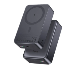 Універсальна мобільна батарея 20000 mAh Hoco J160B Magnetic 20 W повербанк сірий