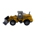 Бульдозер на радіокеруванні 24 см JH75-7D рухомий ківш світлові ефекти жовтий з сірим