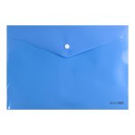 Папка на кнопці А4 Economix E31301-82 пластик блакитний