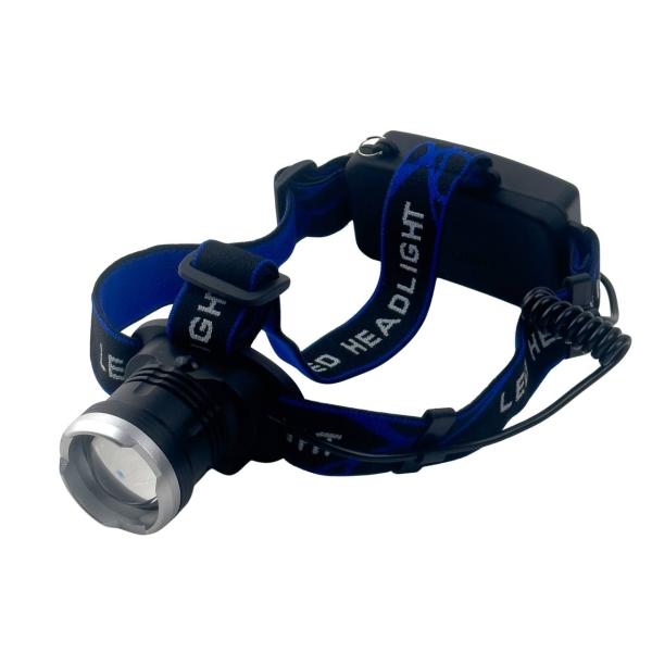 Ліхтар налобний світлодіодний Bailong BL-T24-P50 акумуляторний чорний