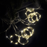 Гірлянда-штора Роса 200 LED розмір 3*3 м, жовтий new