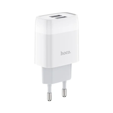 Зарядний блок живлення 2xUSB HOCO CS73A Glorious 12 W 5 V 2.4 A білий