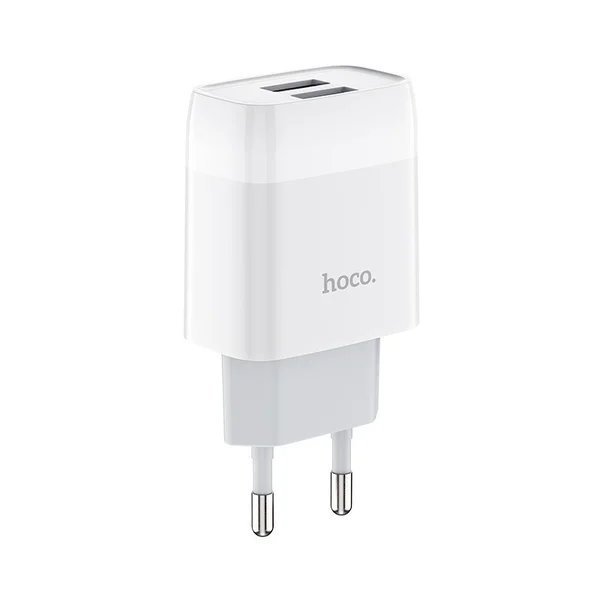 Зарядний блок живлення 2xUSB HOCO CS73A Glorious 12 W 5 V 2.4 A білий