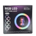 Кільцева лампа 33 см MJ33 USB LED RGB з тримачем
