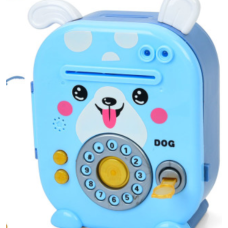 Банківський термінал YY-47J-K-L-I сейф, скарбничка Блакитна собачка new