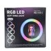 Кільцева лампа 33 см MJ33 USB LED RGB з тримачем Кільцева лампа 33 см MJ33 USB LED RGB з тримачем