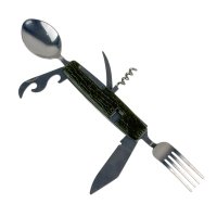 Мультитул 6в1 1-2 нержавіюча сталь універсальний хакі