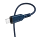 Кабель USB/Apple Lightning 1 м Hoco X59 2.4 А синій