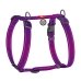 Шлея для собак S анатомічна H-подібна світловідбивна WAUDOG Nylon Mono 52719 з QR-паспортом 15 мм фіолетовий Шлея для собак S анатомічна H-подібна світловідбивна WAUDOG Nylon Mono 52719 з QR-паспортом 15 мм фіолетовий