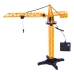 Підйомний кран на радіокеруванні 55 см 1562 рухомі деталі жовтий