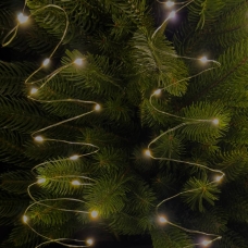 Світлодіодна гірлянда-завіса мідний дріт 200 LED Роса крапля 3 х 2 м жовтий