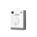 Зарядний блок живлення 2xType-C+USB WiWU Wi-G005 Essen GaN 65 W 5 V 3 A білий Зарядний блок живлення 2xType-C+USB WiWU Wi-G005 Essen GaN 65 W 5 V 3 A білий