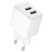 Зарядний блок живлення 2хUSB BOROFONE BAS41A Potential 12 W 5 V 2 A білий Зарядний блок живлення 2хUSB BOROFONE BAS41A Potential 12 W 5 V 2 A білий