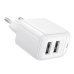Зарядний блок живлення 2хUSB BOROFONE BAS41A Potential 12 W 5 V 2 A білий Зарядний блок живлення 2хUSB BOROFONE BAS41A Potential 12 W 5 V 2 A білий