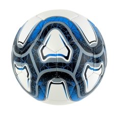 М'яч футбольний №5 BT-FB-0267 чорний з блакитним