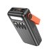 Універсальна мобільна батарея 30000 mAh Hoco DB33 22.5 W повербанк з сонячною батареєю та дисплеєм чорний