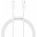 Кабель Type-C/Apple Lightning 2 м Baseus Superior 20 Вт білий