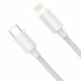 Кабель Type-C/Apple Lightning 2 м Baseus Superior 20 Вт білий
