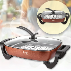 Електросковорода з регулюванням температури та антипригарним покриттям RAF R.5426 1500W new