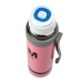 Термос нержавіюча сталь 0.5 л B25-11 з помпою та ремінцем рожевий