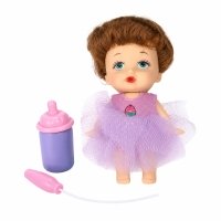 Лялька Dream Baby DH2337A у фіолетовій сукні з аксесуарами 7 см