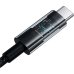 Кабель USB/Type-C 2 м Baseus Gem 100 Вт чорний Кабель USB/Type-C 2 м Baseus Gem 100 Вт чорний