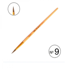 / Пензель для живопису JO-7669, білка, кругла, №9