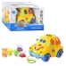 Ігровий набір сортер Автошка Limo Toy 9170 звукові та світлові ефекти пластик 6 фігур жовтий Ігровий набір сортер Автошка Limo Toy 9170 звукові та світлові ефекти пластик 6 фігур жовтий