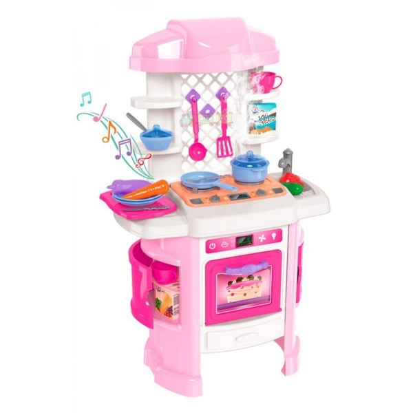Дитячий ігровий набір 29в1 Кухня Technok Toys 91710/6696 світлові та звукові ефекти зі стільницею