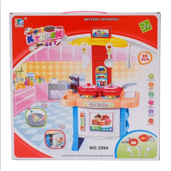 / Ігровий набір Metr+ Кухонний модуль, 20 предметів