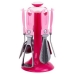 Дитячий ігровий набір 7в1 Кухонне приладдя Technok Toys 6726 Cookware зі стійкою