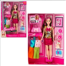 / Лялька Beautiful Fashion Style TRG-186502, з аксесуарами та нарядами, 29 см
